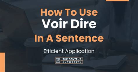 synonymes de voir|voir dire in a sentence.